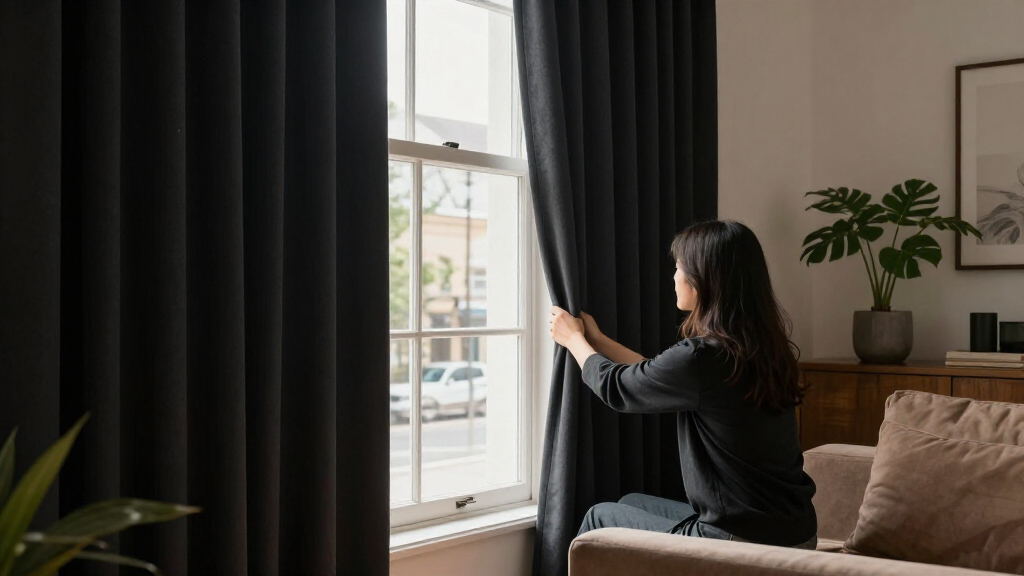 blackout soundproof curtains for street noise