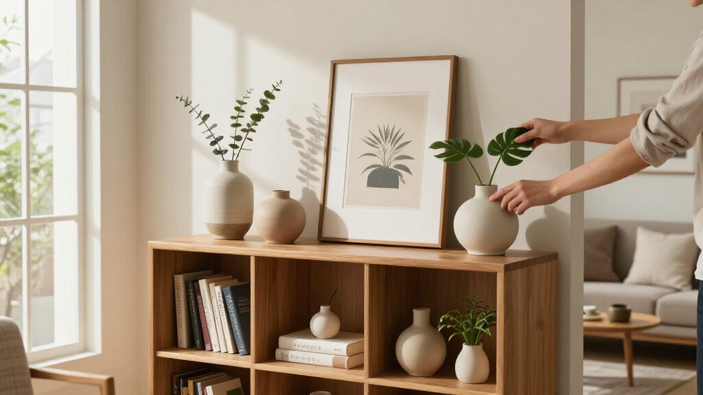 modern bookshelf decor