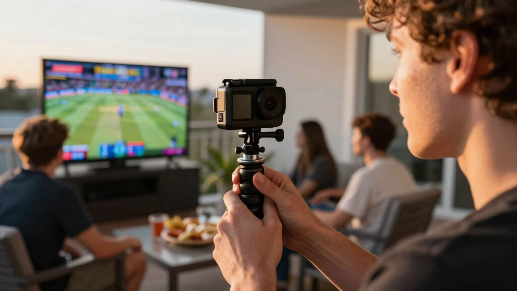 best premium action camera for watch party clips