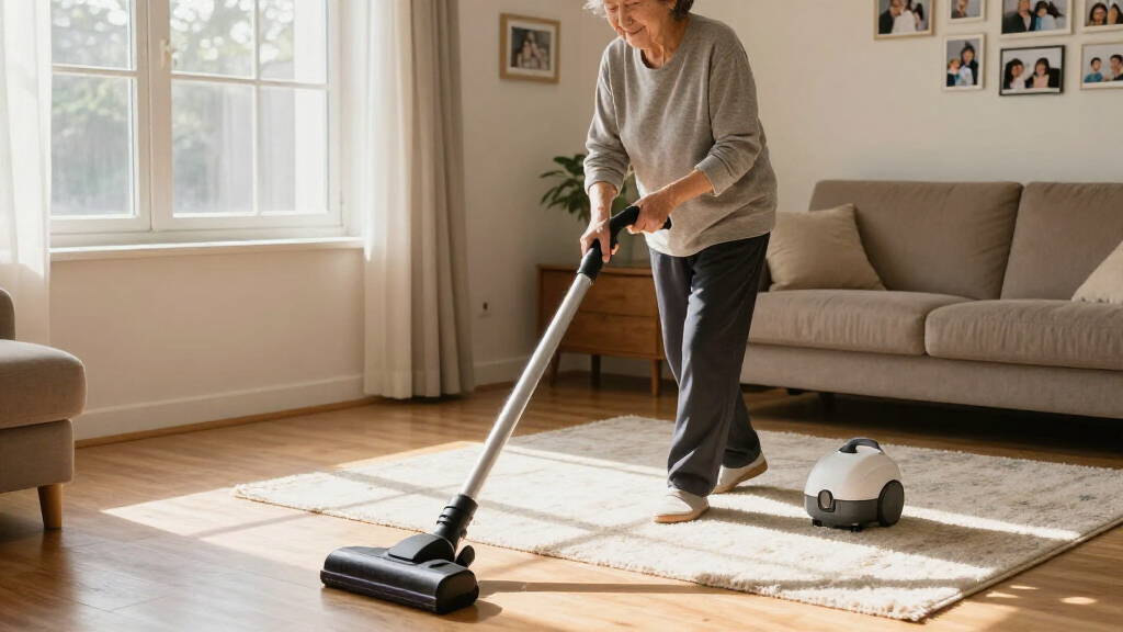 self propelled vacuum for elderly