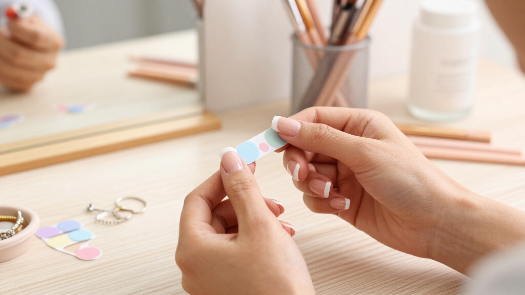 best French tip nail stickers