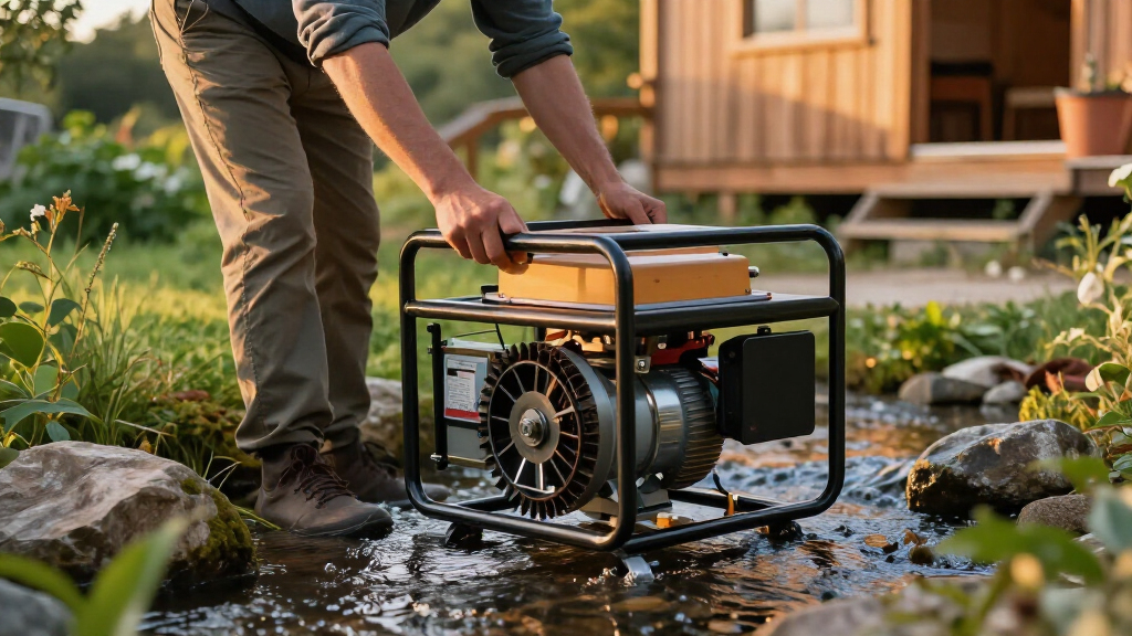 micro hydro generator for off grid cabin