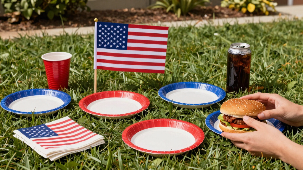 patriotic outdoor party supplies