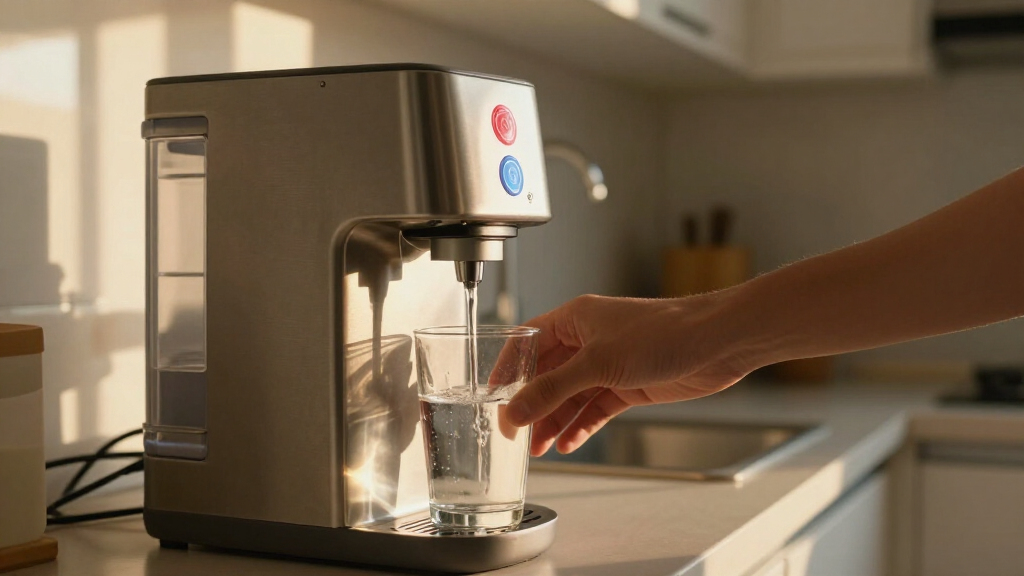 countertop water dispenser hot and cold