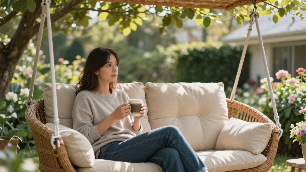 outdoor swing chair
