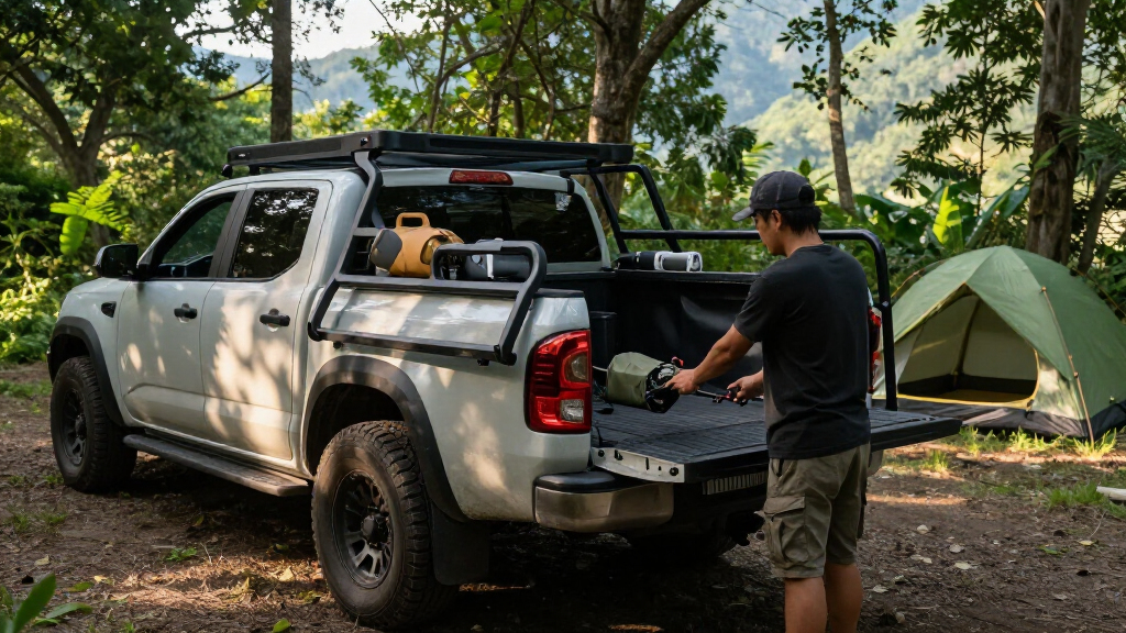 best bed rack accessories for truck camping