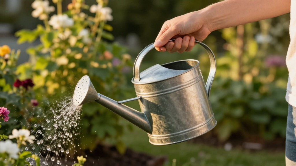 watering can with long spout
