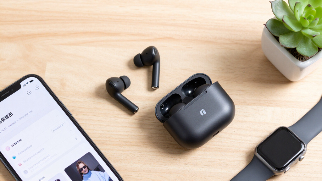 wireless Bluetooth earbuds