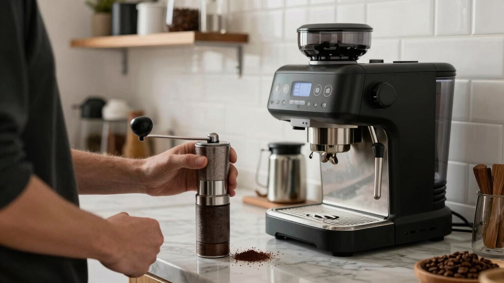 best hand grinder for espresso and Robot espresso maker