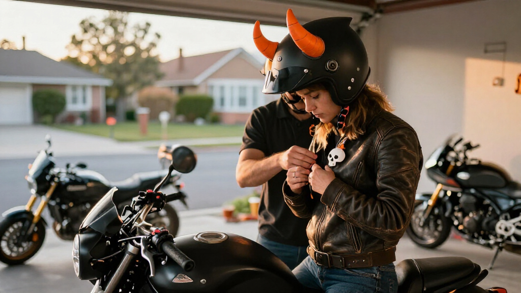 motorcycle Halloween costume accessories