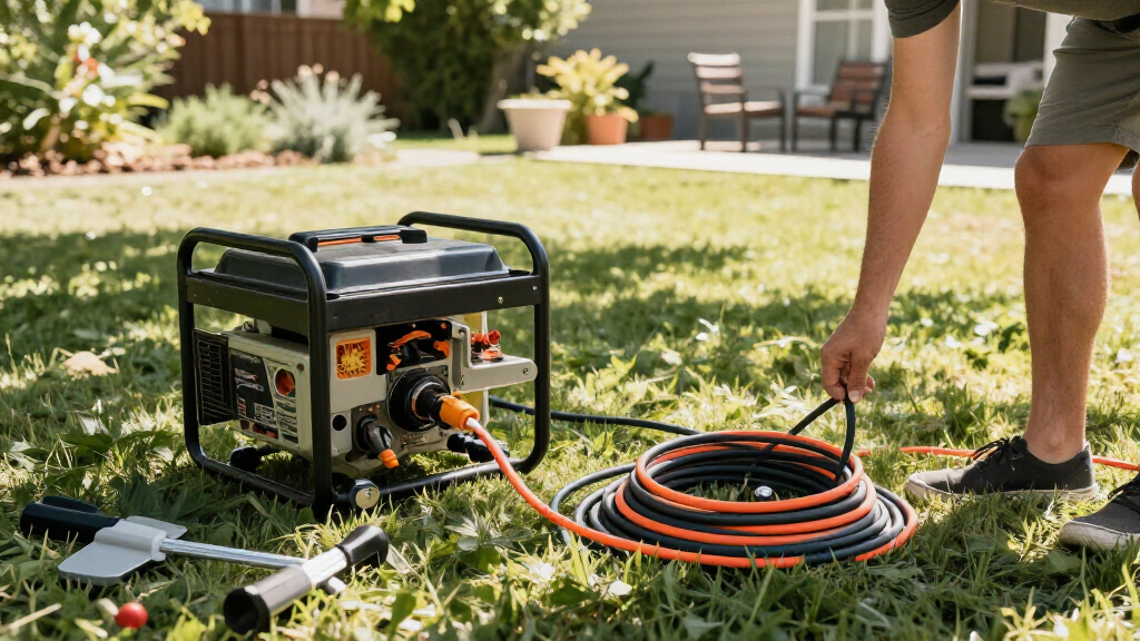 extension cords for generator connection