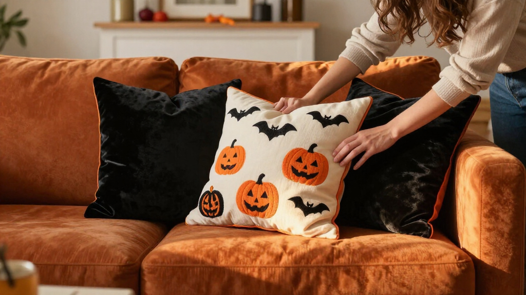 halloween throw pillow covers