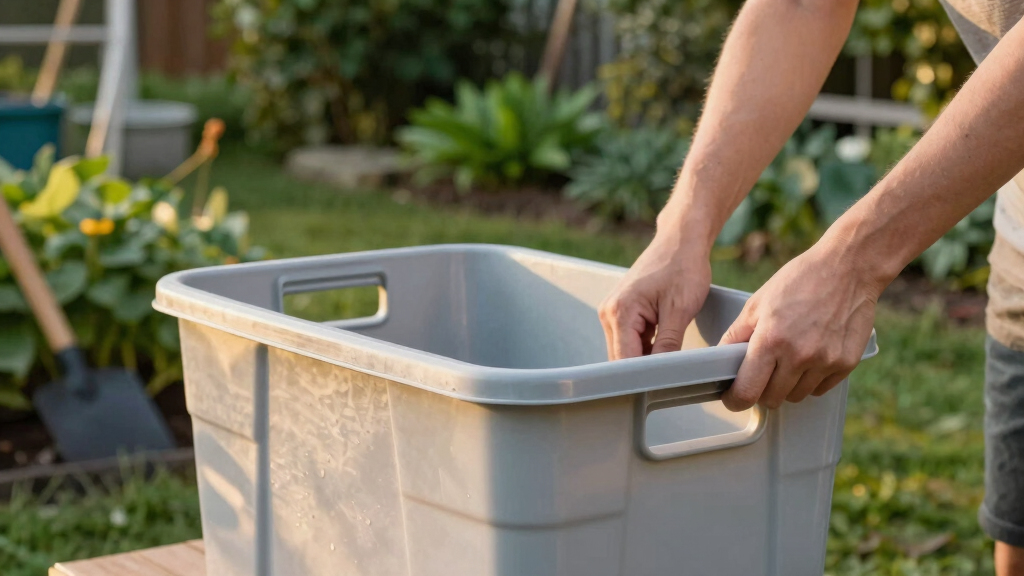 garden and outdoor storage bins