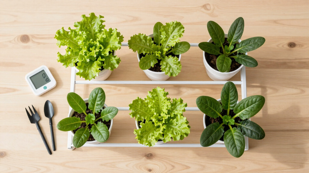 best indoor grow rack for leafy greens