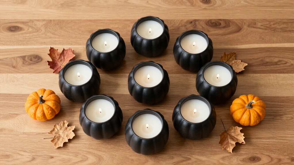 Halloween decorative candle holders