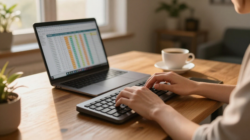ergonomic keyboard for spreadsheet work