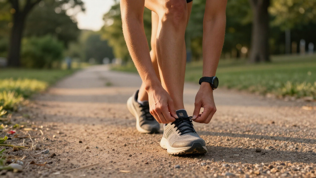 running shoes selection