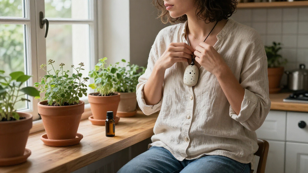 essential oil necklace pendants