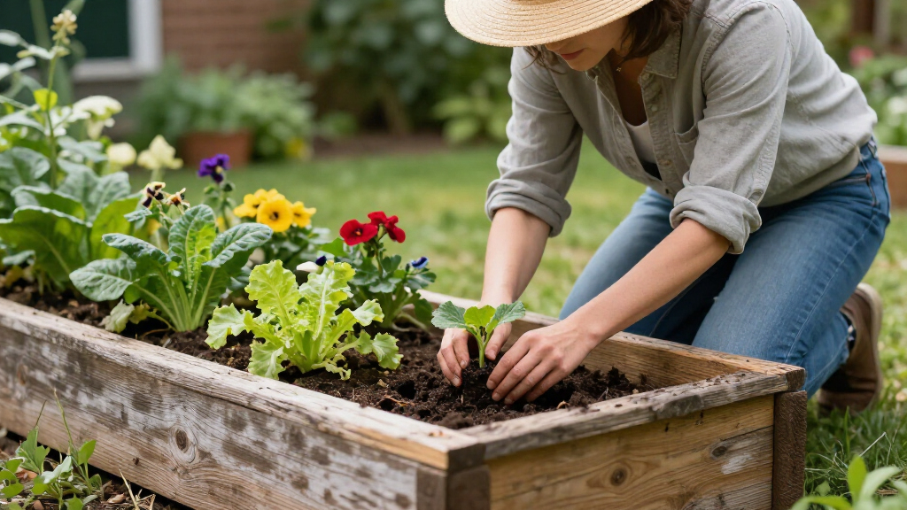 raised garden bed