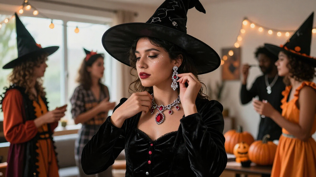 Halloween costume jewelry sets