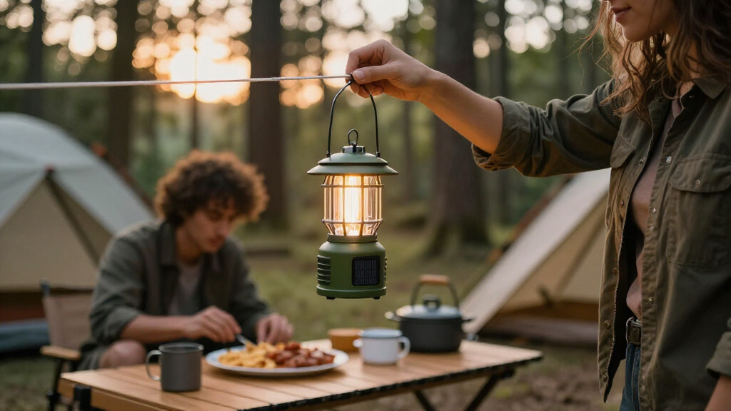 portable solar camping lanterns