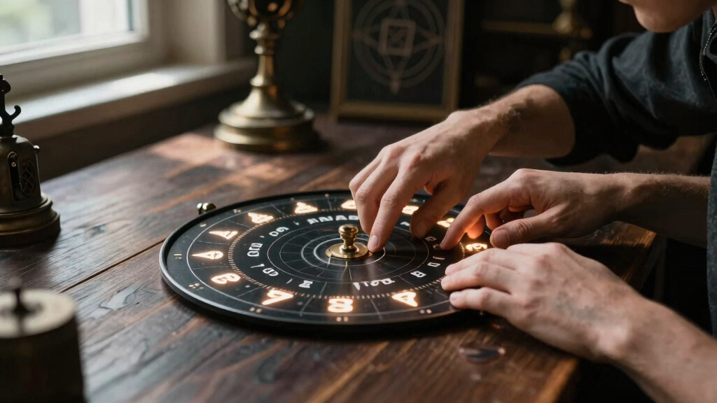 spooky Ouija boards