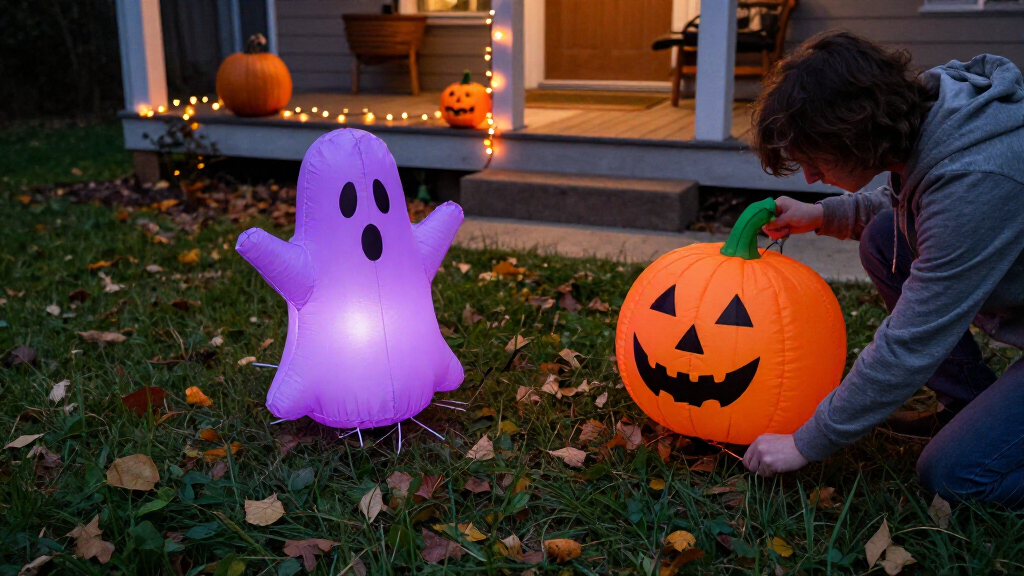 halloween outdoor inflatables