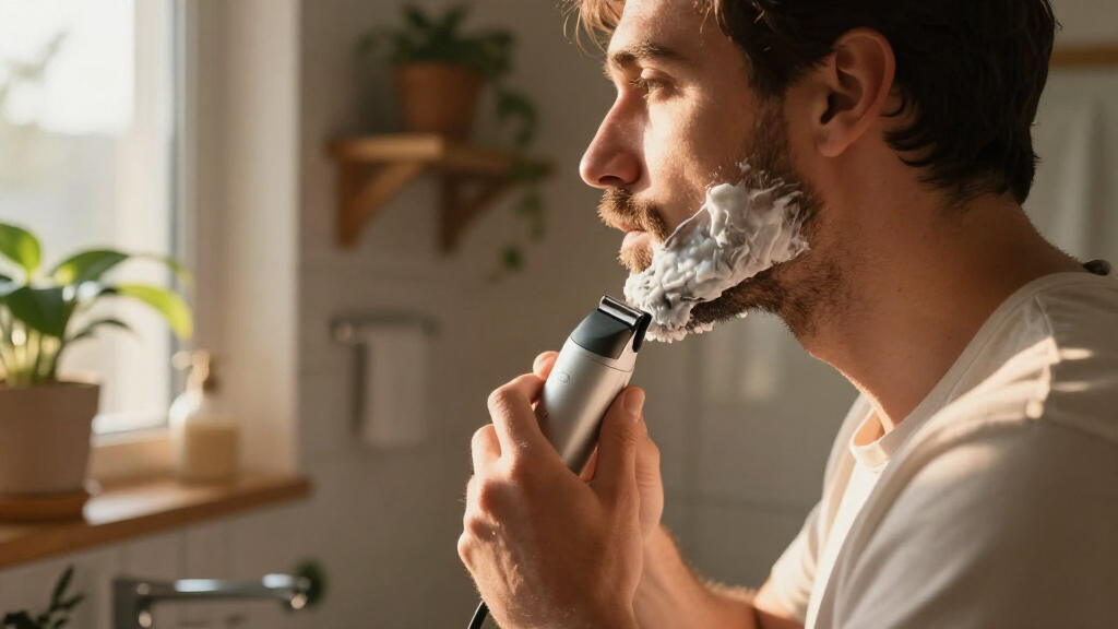 beard trimmers with vacuum capture