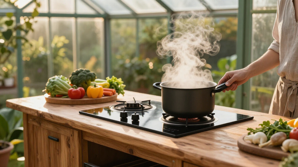 energy efficient electric range with convection