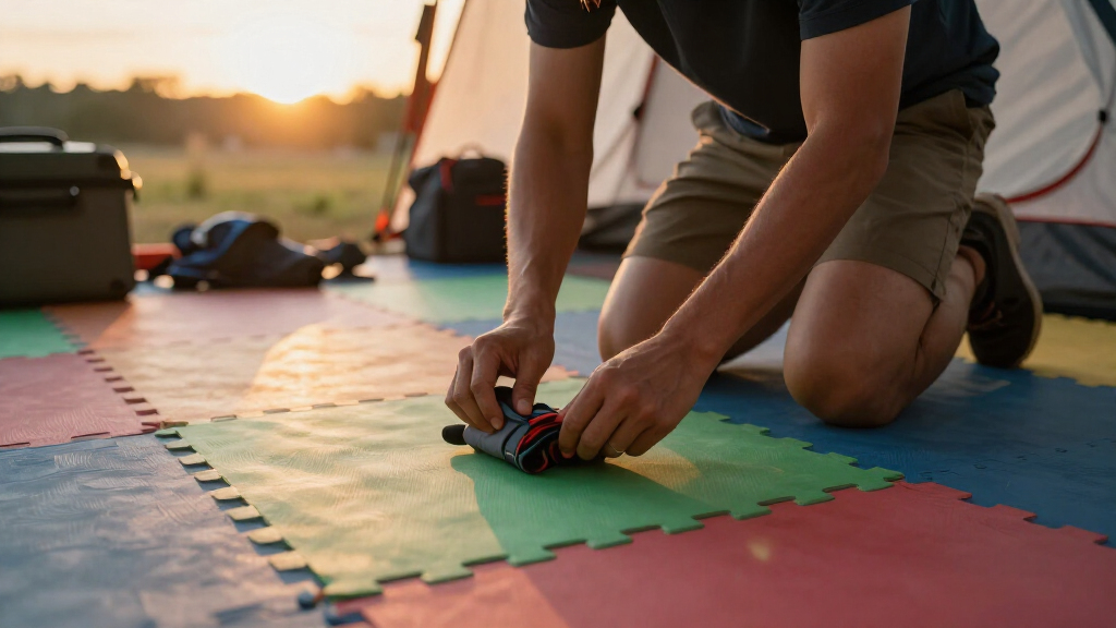best foam floor tiles for camping shelters