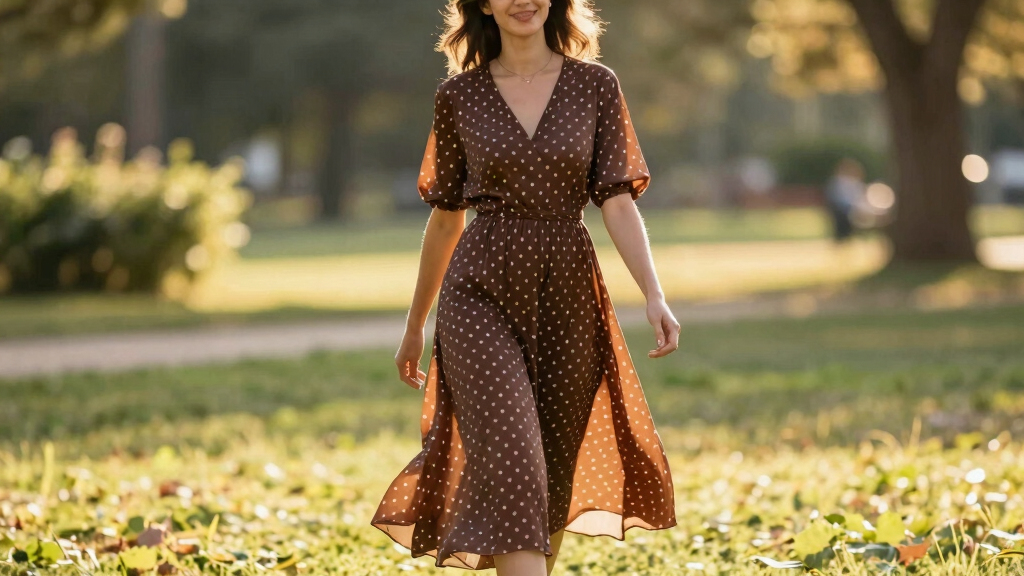 best chocolate polka dot dresses