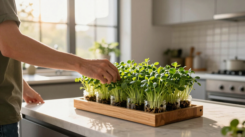 best indoor microgreens growing kit premium