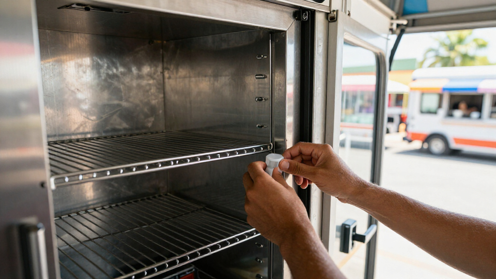 best commercial refrigerator with adjustable shelves for food truck