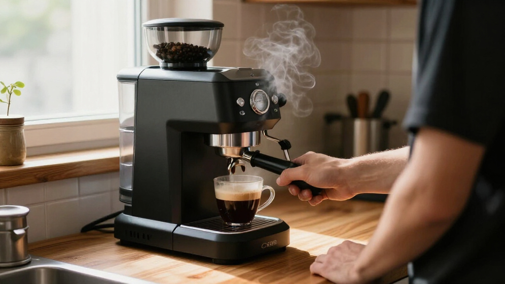 espresso machines with builtin grinder