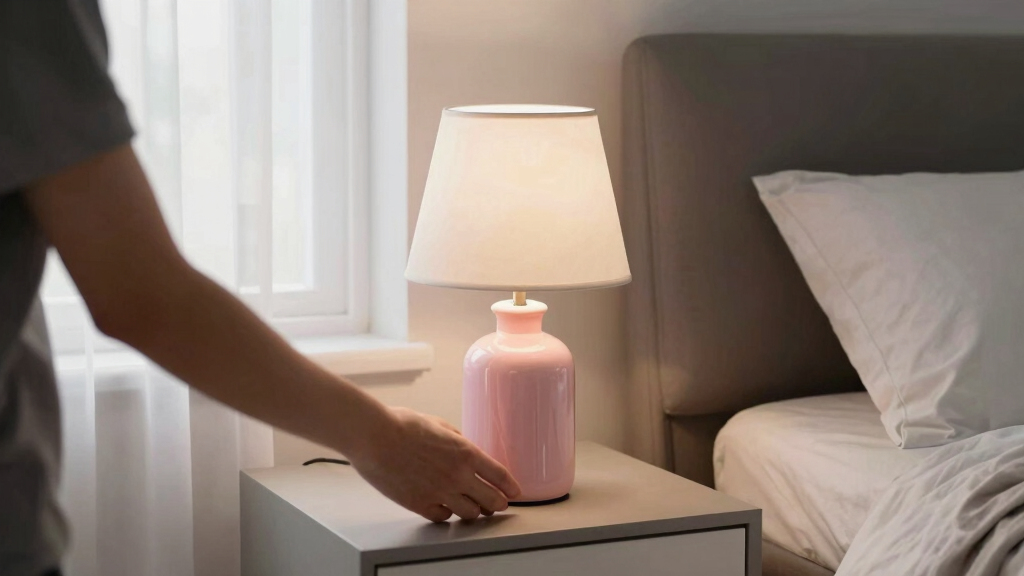 best pink table lamps
