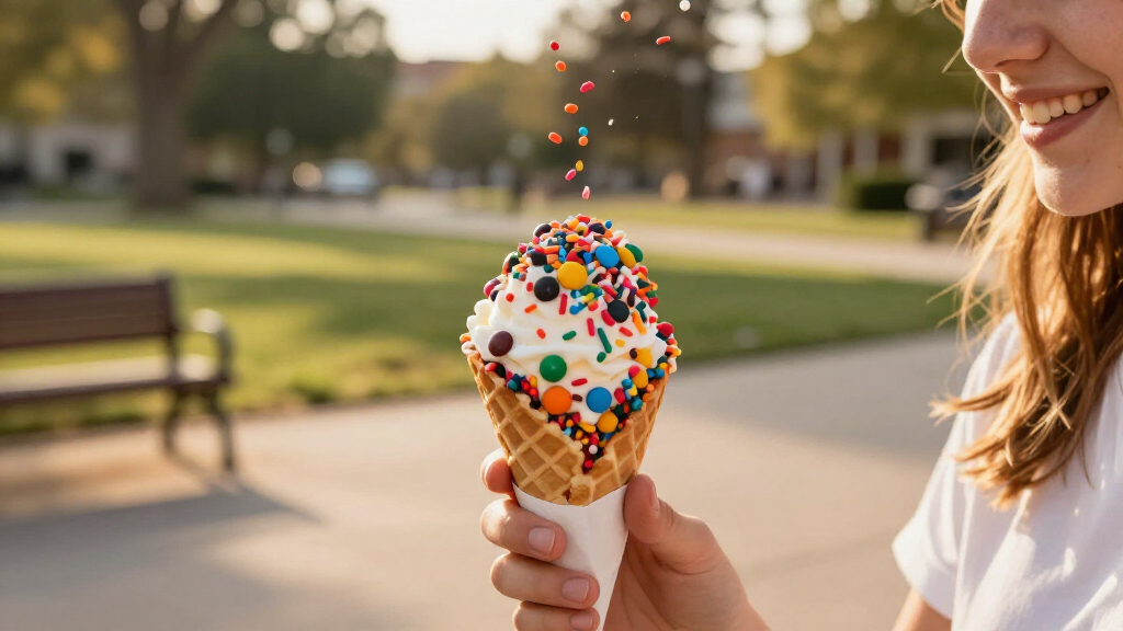 ice cream toppings for students