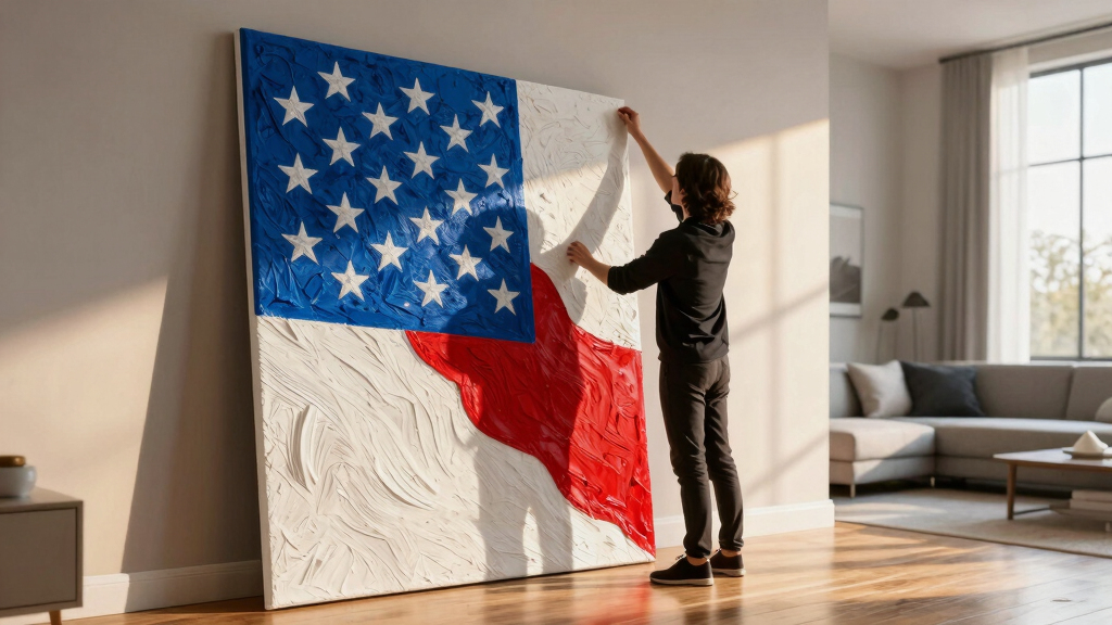 patriotic indoor wall art