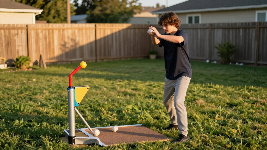 best home batting practice machine