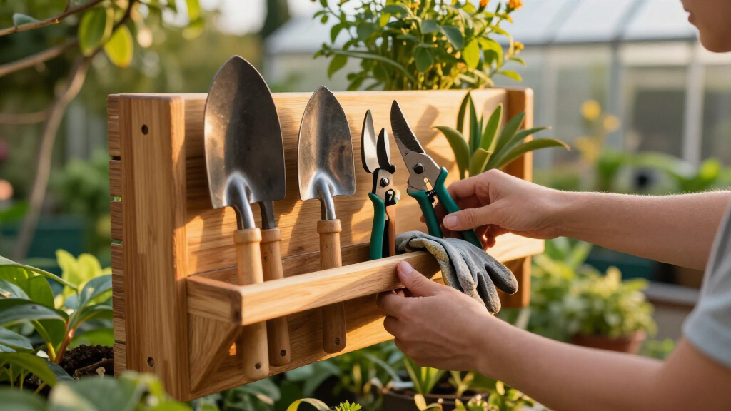 garden tool storage organizers