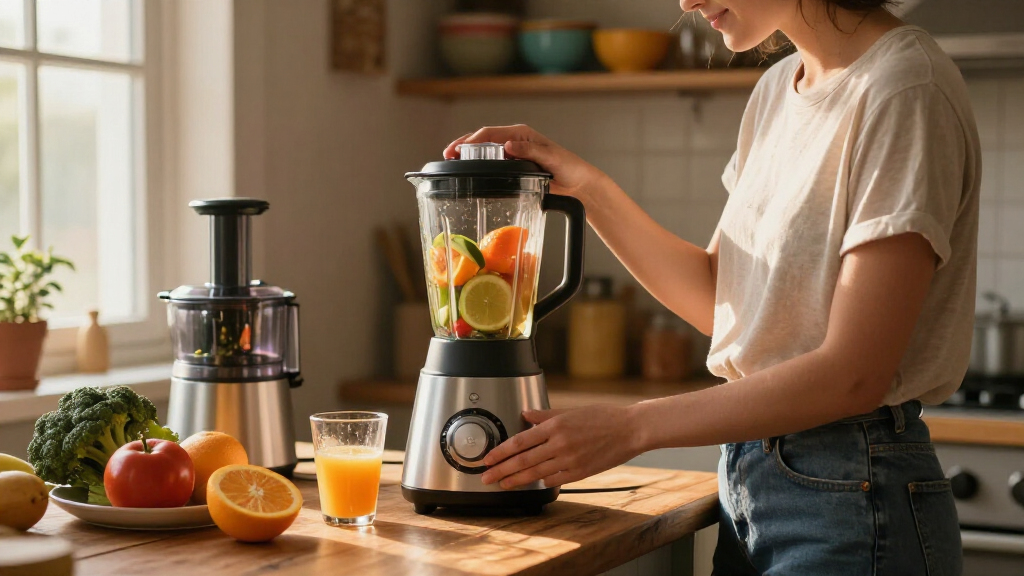 blender vs juicer setup