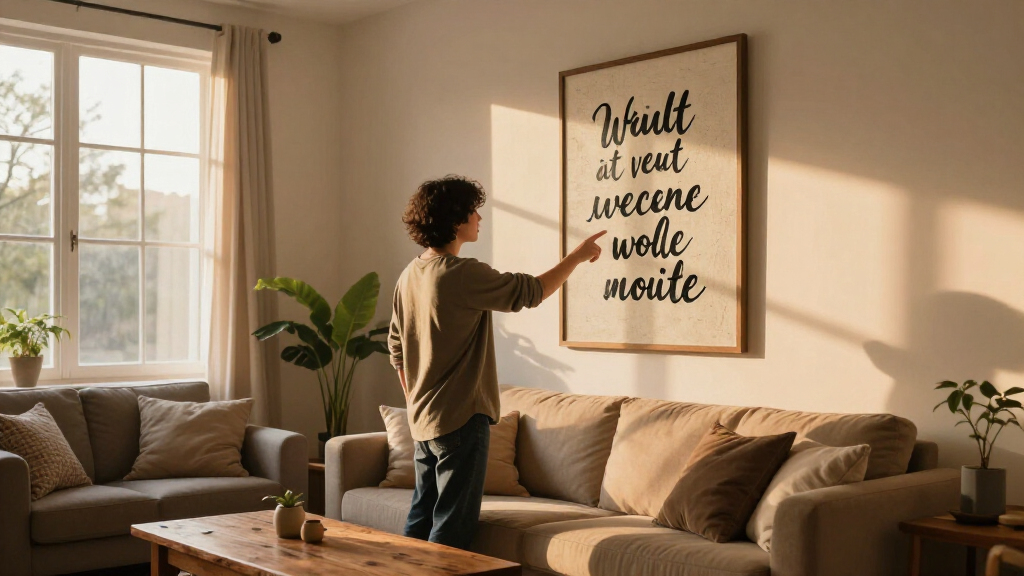 motivational quote wall art