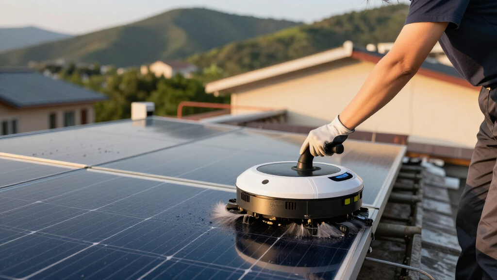 solar panel cleaning robots