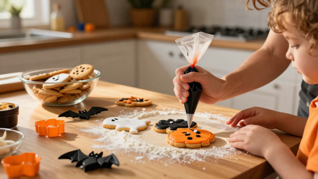 Halloween cookie decorating supplies