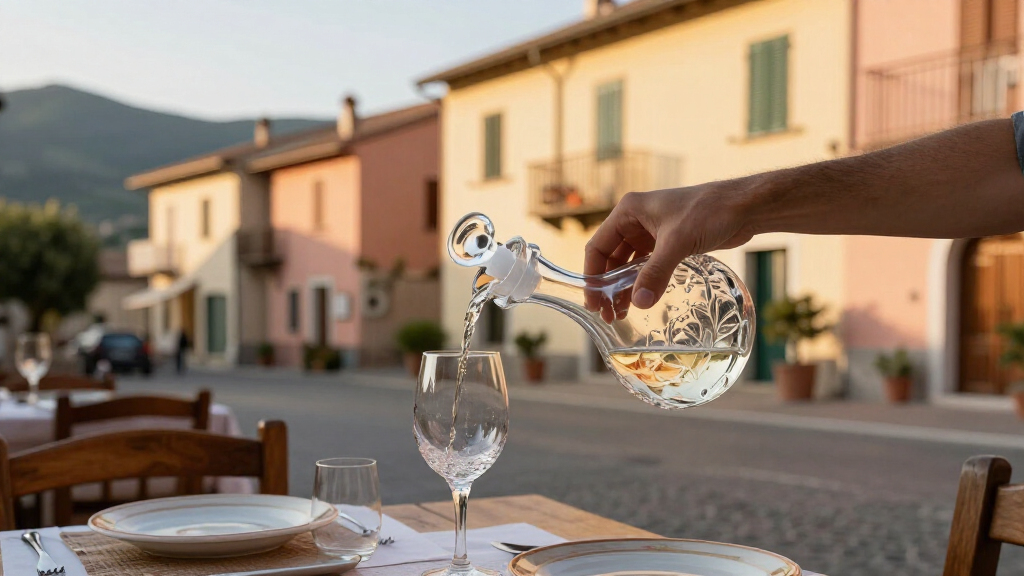 crystal wine decanter with stopper