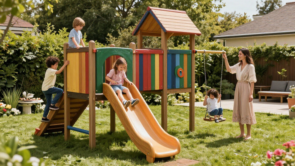 outdoor playsets for backyards