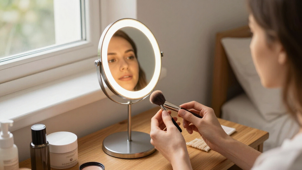 best lighted makeup mirror for magnification