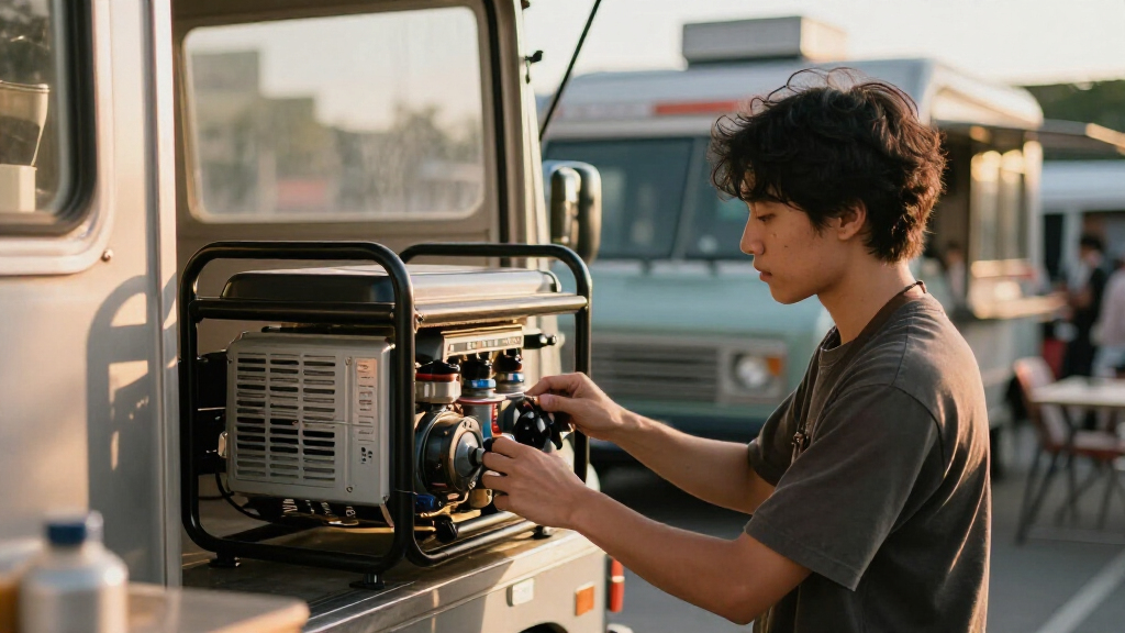 best quiet dual fuel generator for food truck