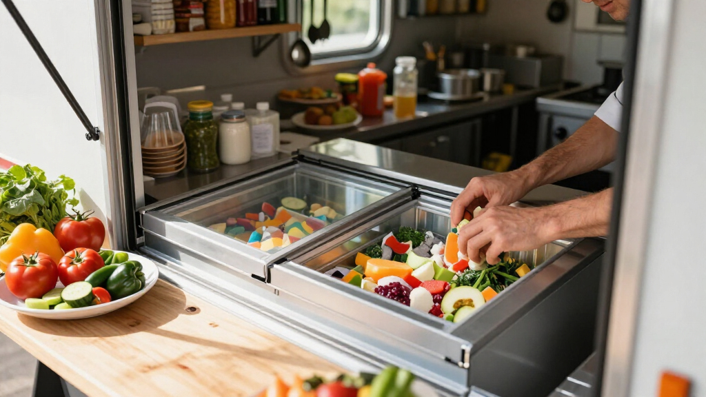 best undercounter freezer for mobile food prep
