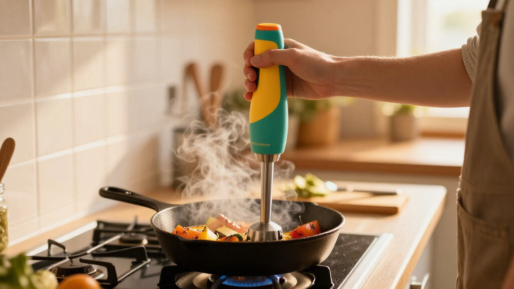 immersion blender set for grilling indoors