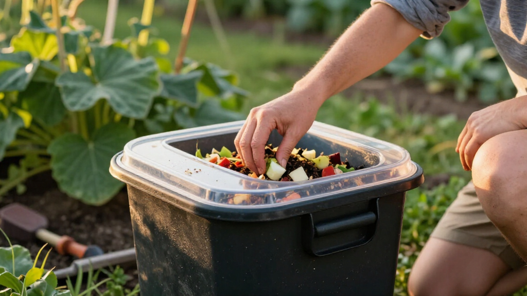 worm composters for kitchen to garden systems